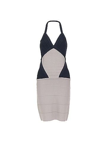 Herve Leger Herve Leger Colorblock Bandage Mini Dress (view 1)