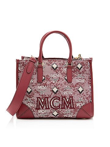 MCM MCM Vintage Monogram Jacquard Small Tote (view 1)