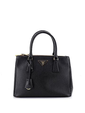 Prada Galleria Double Zip Tote Saffiano Leather Small (view 1)