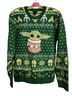 Star Wars Fair Isle Green Pullover Sweater Size M - photo 1