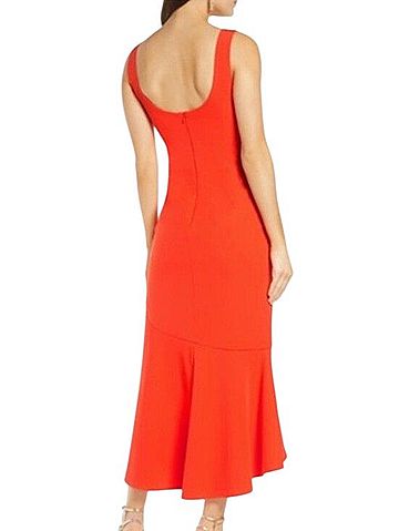 Bardot Esther Frill High Low Flamenco Midi Dress Cocktail Dress (view 2)