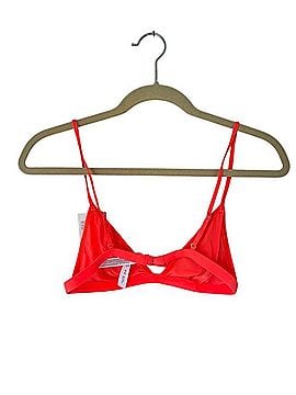 Urban Outfitters Neon Coral Triangle Bralette Leather Belt (view 2)