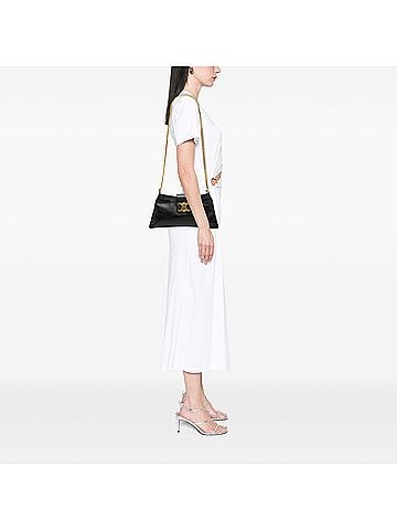 Céline Calfskin Triomphe Wiltern Shoulder Bag (view 2)