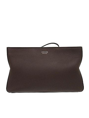 Salvatore Ferragamo Leather Soft Pouch (view 1)