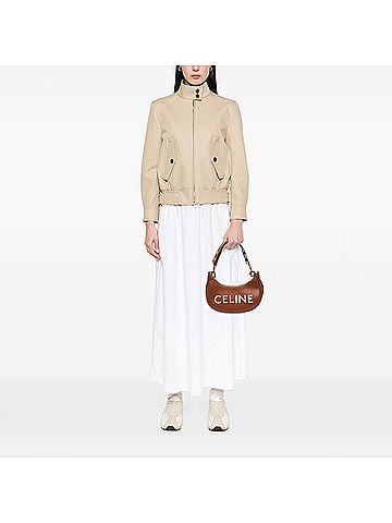 Céline Medium Leather Logo Ava Shoulder Bag (view 2)