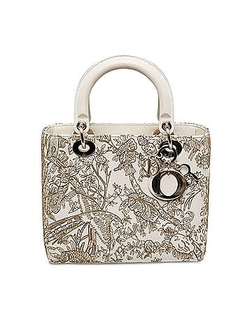 Dior Medium Calfskin Embroidered Jardin D Hiver Lady Dior (view 1)