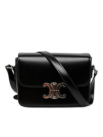 Céline Teen Shiny Calfskin Triomphe Crossbody (view 1)