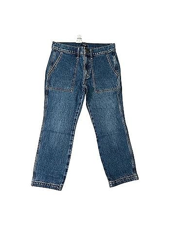 J.Crew Factory Store High Rise Patch Pocket Straight Crop Jeans Jeans (view 1)