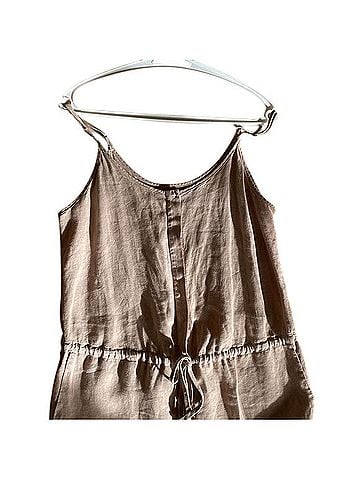 Enza Costa Linen Jumpsuit Overalls (view 2)