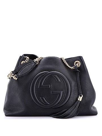 Gucci Soho Chain Strap Shoulder Bag Leather Medium (view 1)