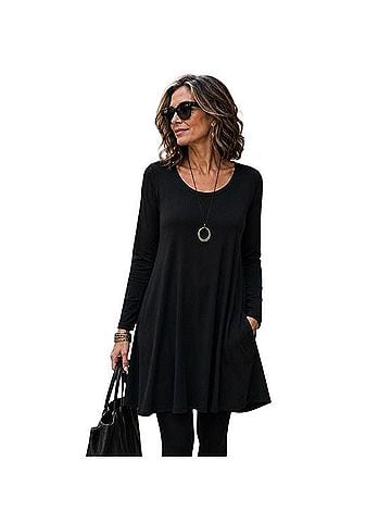 Eileen Fisher Fluid Dress Casual Dress (view 1)