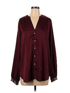 Ann Taylor Factory Ann Taylor Factory Long Sleeve Blouse (view 1)
