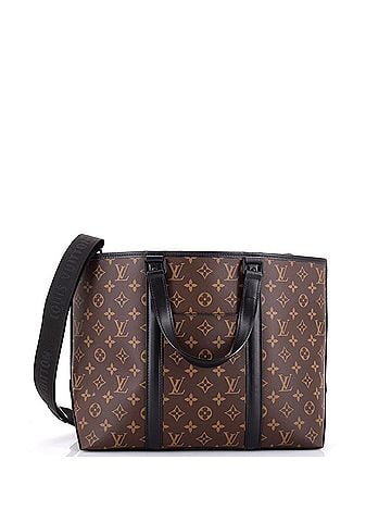 Louis Vuitton Weekend Tote Macassar Monogram Canvas PM (view 1)
