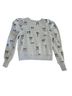 Maeve Print Gray Sweatshirt Size S - photo 2