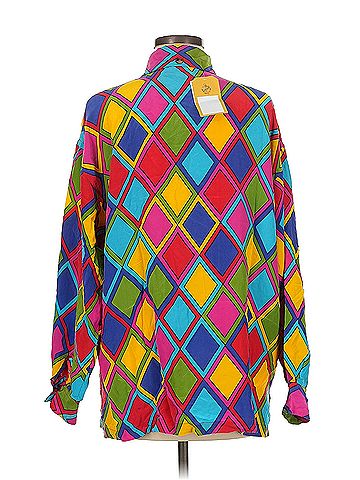 K.I.K.I.T K.I.K.I.T Long Sleeve Silk Top (view 2)