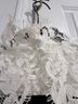 Böhme 100% Polyester 100% Polyester White Cocktail Dress Size L - photo 4