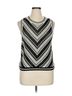 Gap 100% Cotton Chevron-herringbone Black White Sleeveless Top Size XL - photo 1