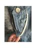 Free People Herringbone Denim Overalls Jumpsuit - photo 5