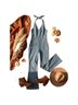 Paige Blue Jumpsuit Size 31 - photo 4