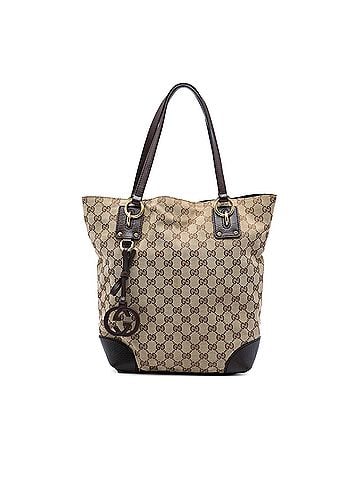 Gucci GG Canvas GG Charm Tote (view 1)