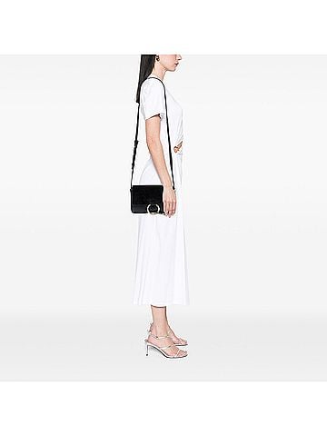 Chloé Small Suede and Calfskin Faye Crossbody (view 2)