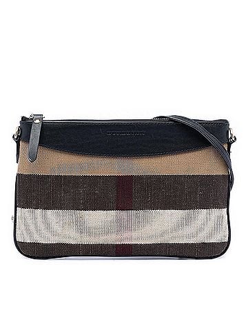 Burberry Mega Check Canvas Peyton Crossbody (view 1)