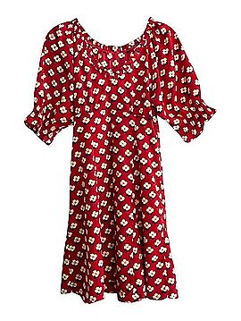 Kate Spade New York Block Flower Fluid Mini Cocktail Dress (view 2)