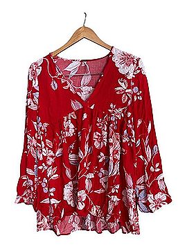 Free People Bella 3/4 Sleeve Blouse (view 1)