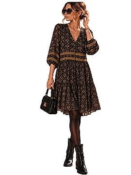 BA&SH Autumn Floral Becky Lady Casual Dress (view 1)