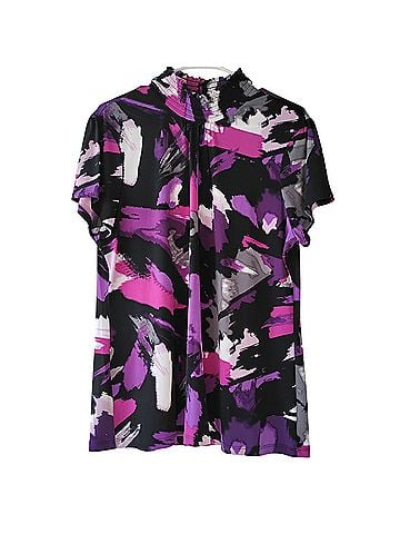 Another Line Short Sleeve Blouse (view 1)