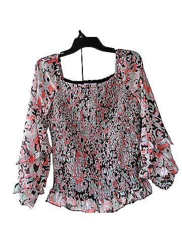 Bar III Long Sleeve Blouse (view 1)
