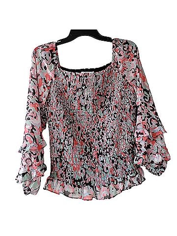 Bar III Long Sleeve Blouse (view 2)