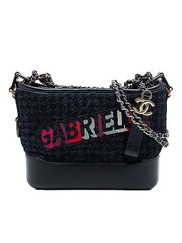 Chanel Small Tweed and Lambskin Embroidered Gabrielle Crossbody (view 1)