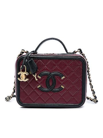 Chanel Medium Bicolor Caviar CC Filigree Vanity Case (view 1)