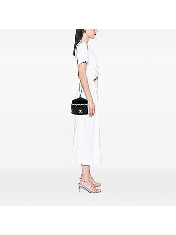 Chanel Quilted Calfskin Carry With Chic Flap Belt Bag with Chain (view 2)