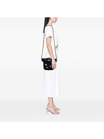 Chanel Paris Hamburg Quilted Wool Charms Bucket Bag (view 2)