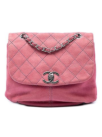 Chanel Mini Quilted Nubuck Trianon Messenger Flap (view 1)