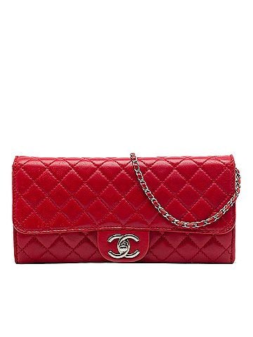 Chanel Classic Lambskin East West Wallet on Chain (view 1)