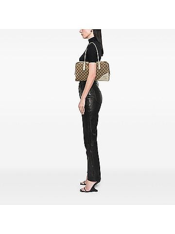 Gucci GG Canvas New Britt Shoulder Bag (view 2)