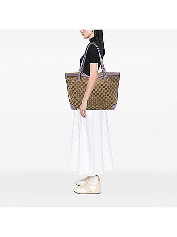 Gucci Medium GG Canvas Craft Tote (view 2)