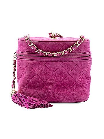Chanel Quilted Suede Tassel Vanity Bag (view 1)