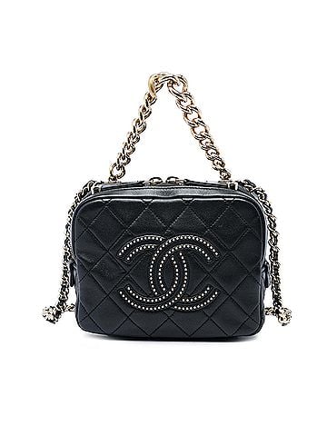 Chanel Quilted Lambskin Studded Beauty Begins Camera Bag (view 1)