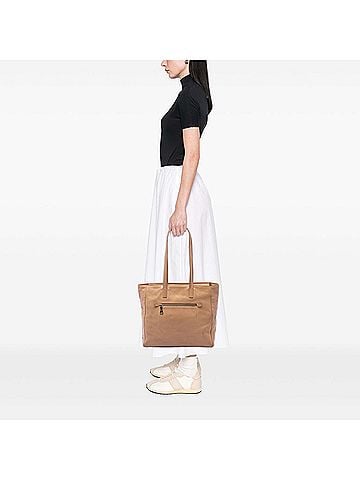 Prada Vitello Daino Shopper Tote (view 2)