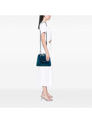 Prada Saffiano Vernice Dome Satchel (view 2)