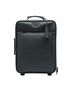 Prada 100% Leather Black Saffiano Rolling Trolley Suitcase One size - photo 1