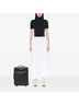 Prada 100% Leather Black Saffiano Rolling Trolley Suitcase One size - photo 2