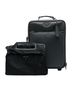 Prada 100% Leather Black Saffiano Rolling Trolley Suitcase One size - photo 7