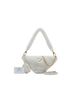 Prada 100% Fur Fiber White Mini Shearling Triangle Satchel One size - photo 7