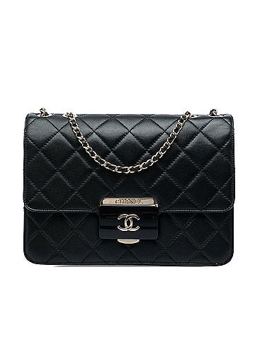Chanel Medium Quilted Sheepskin Beauty Lock Flap (view 1)