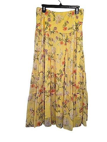 Ralph by Ralph Lauren Floral Georgette Tiered Maxi Skirt Casual Skirt (view 2)